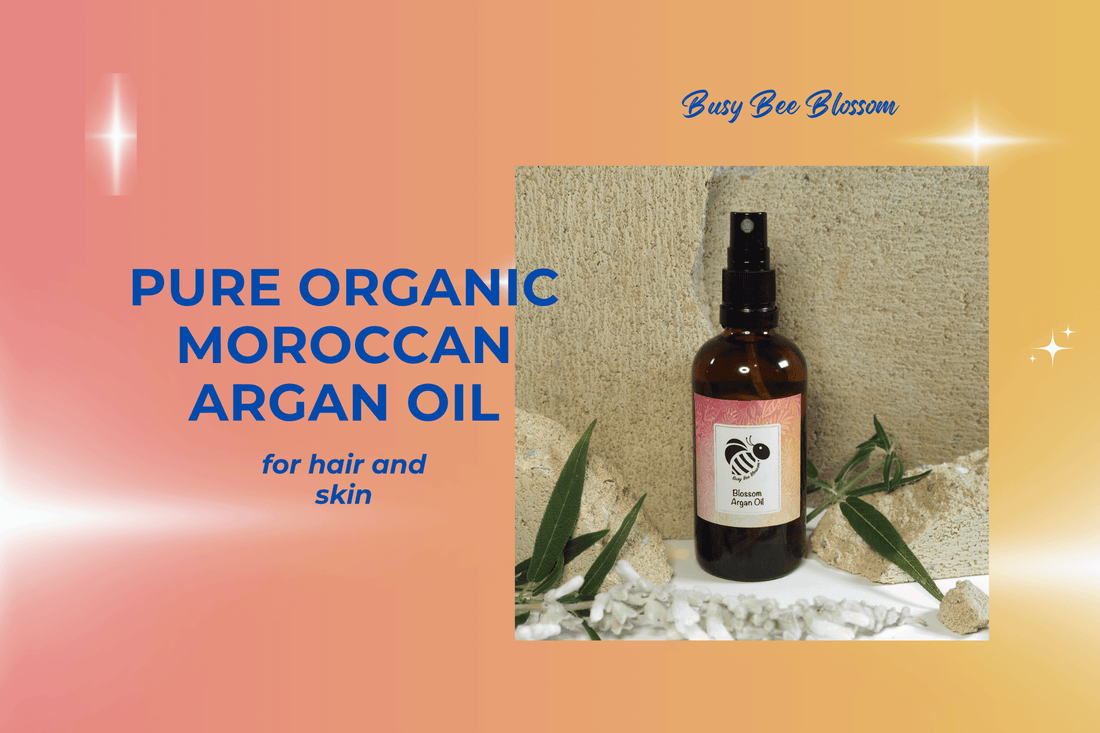 Unlock the benefits of Pure Moroccan Argan Oil for hair and skin in Exfoliation Super Hero GIft set.