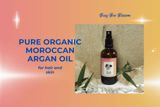 Unlock the benefits of Pure Moroccan Argan Oil for hair and skin in Exfoliation Super Hero GIft set.