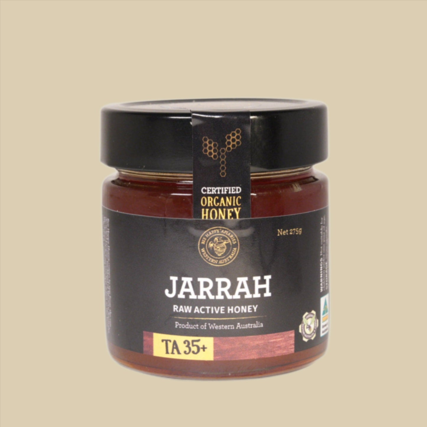 Bee Happy Apiaries Jarrah Raw Active Honey