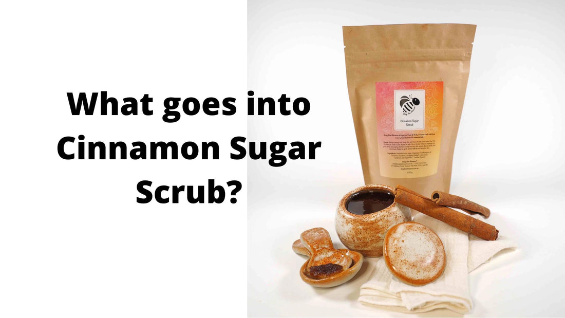 Cinnamon Sugar Body Scrub provides gentle body exfoliation and gorgeous moisture for dry skin