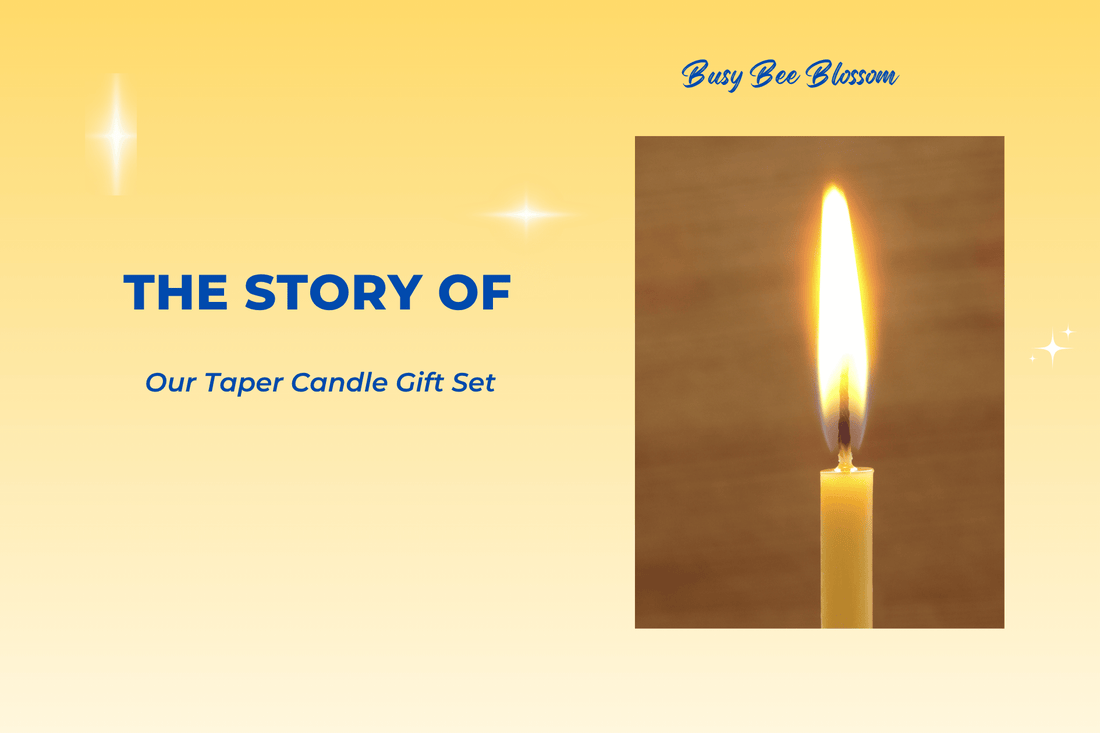 From Beeswax to Ceramic: The Story Behind Our Taper Candle Gift Set