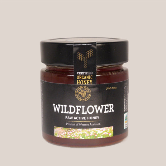 Bee Happy Apiaries Wildflower Raw Active Honey