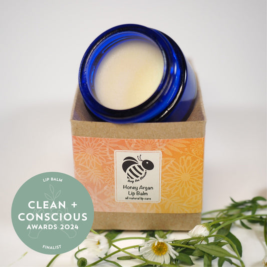 Hiney Argan Lip Balm is a fanalist for Clean + Conscious Awards 2024.