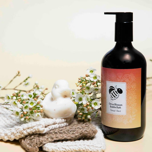 Citrus Blossom Bubble Bath in tranquil blend