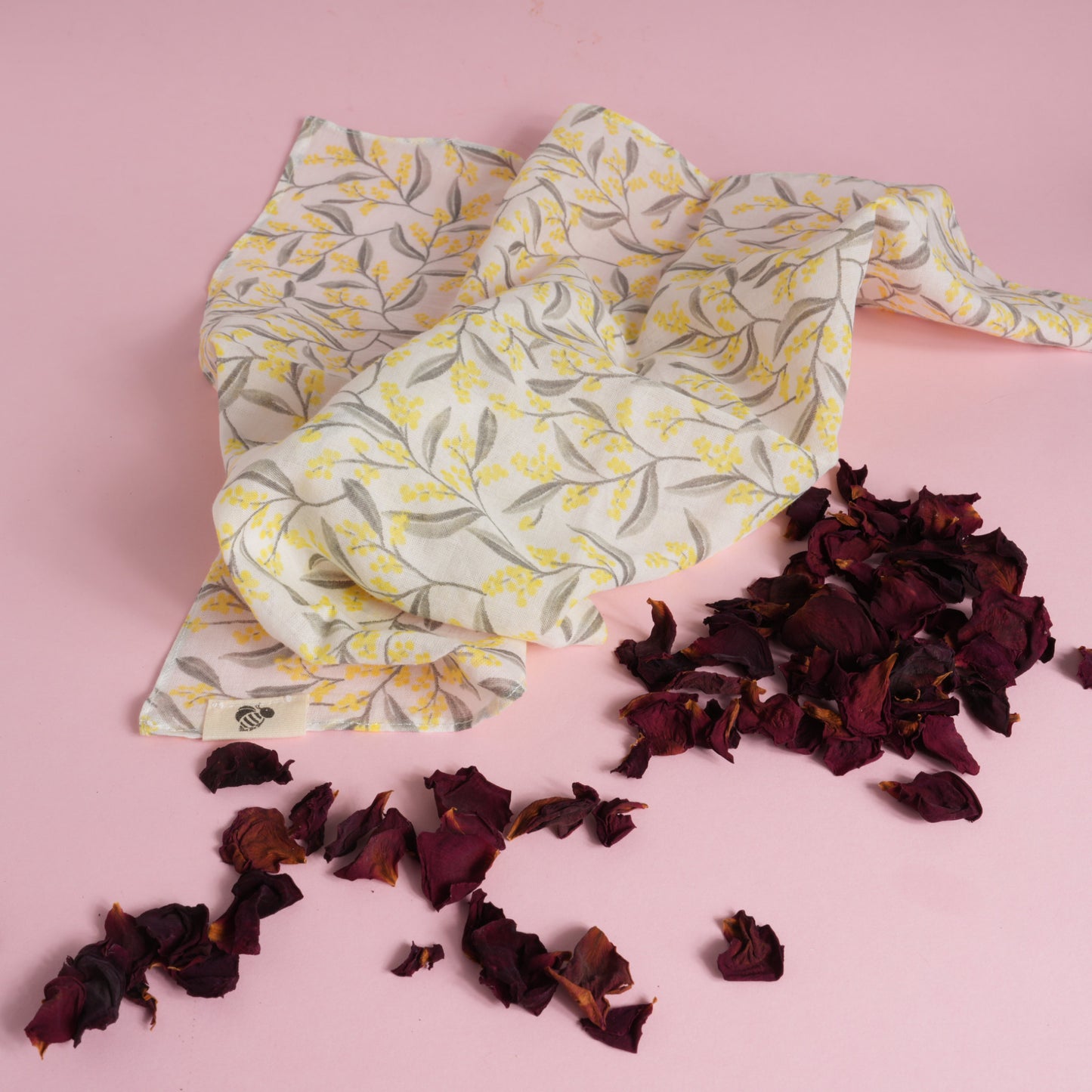 Organic cotton muslin face cloth made in Australia
